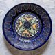 HB Quimper plate with pearl/embroidery signed P. Poquet