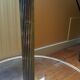 Brass standing ashtray