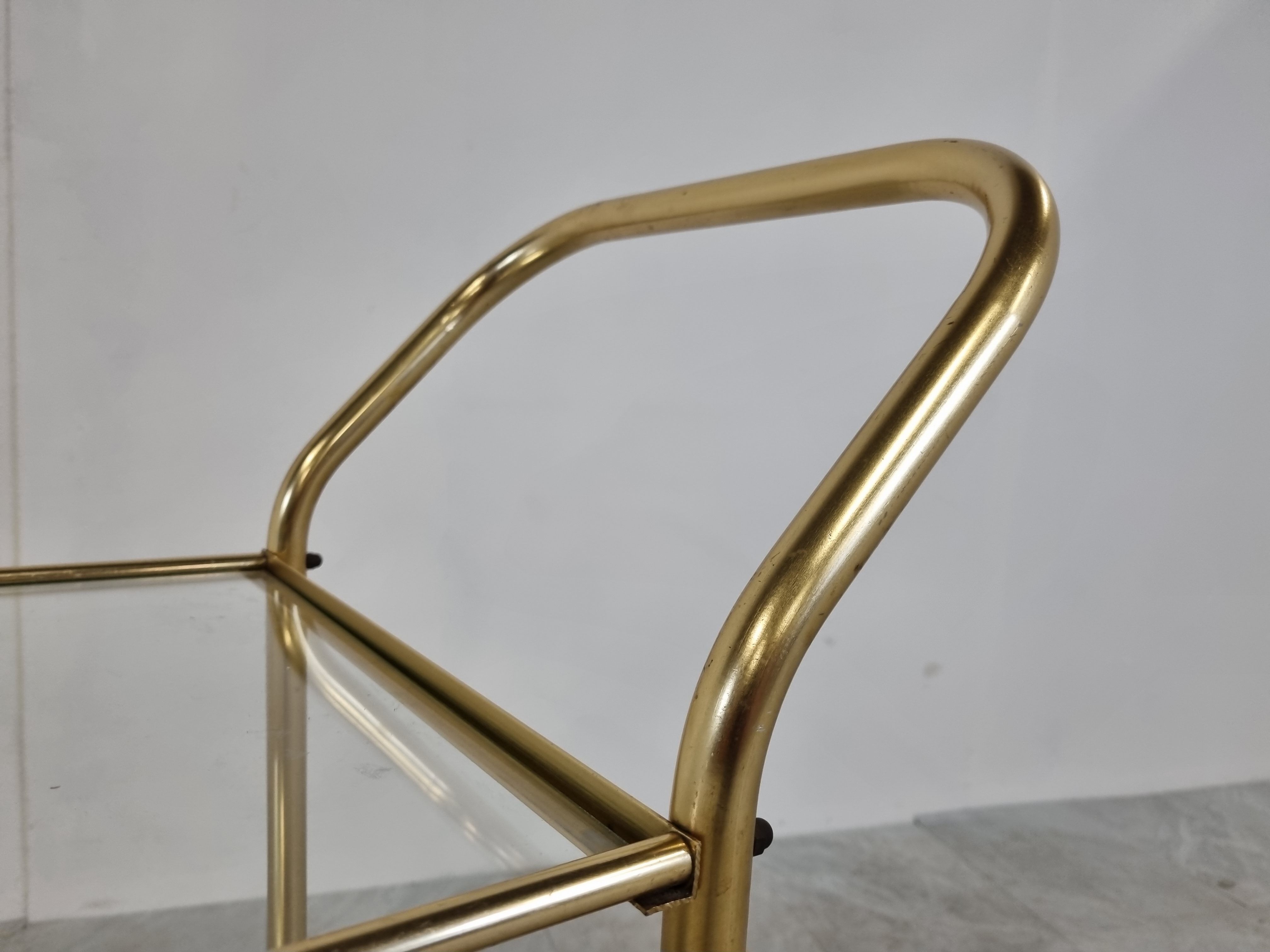 Brass drinks  trolley, 1960s