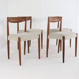 Set of 4 JCA Jensen chairs ‘Hornum’ design danois