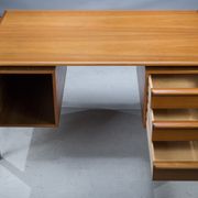 Mid-century teak freestanding desk from GV Møbler, 1960s