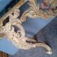 Console Louis XV bois sculpté doré