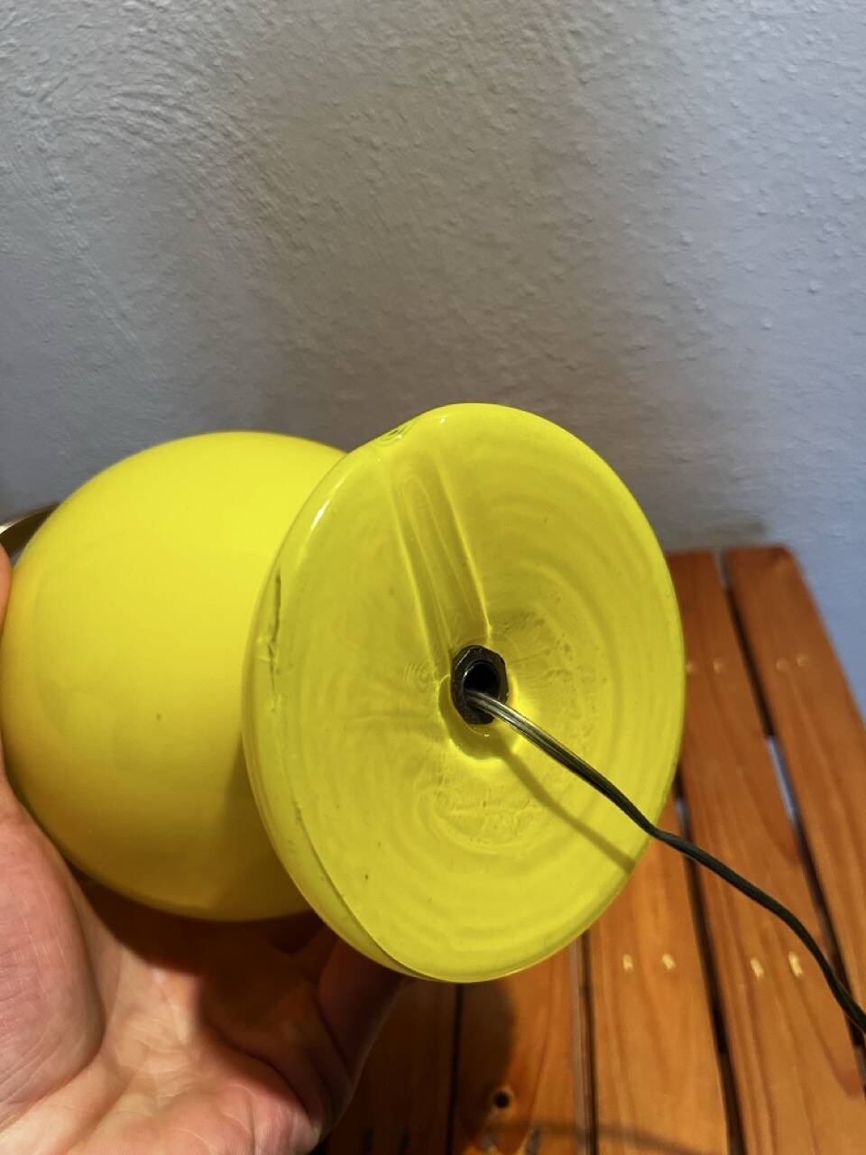 Bedside table lamp, Seguso, murano glass, 1955, italia