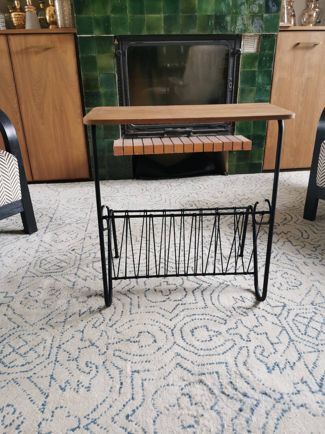 Vintage magazine rack from the 60s