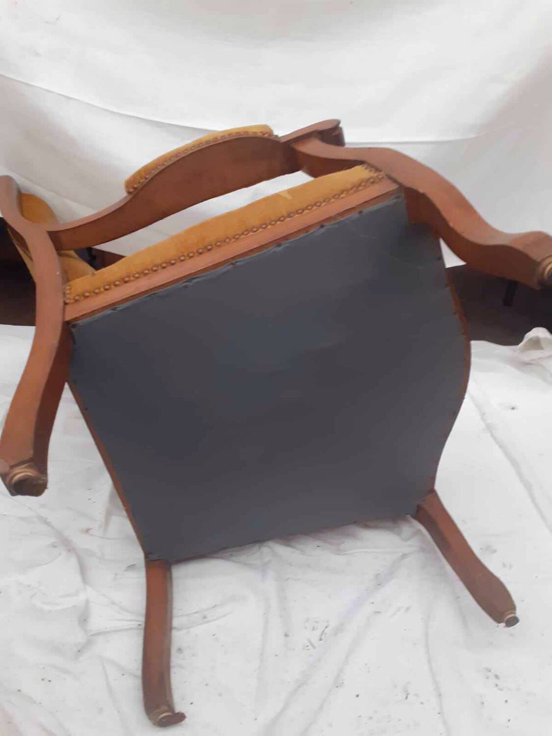 Louis XV style Voltaire armchair