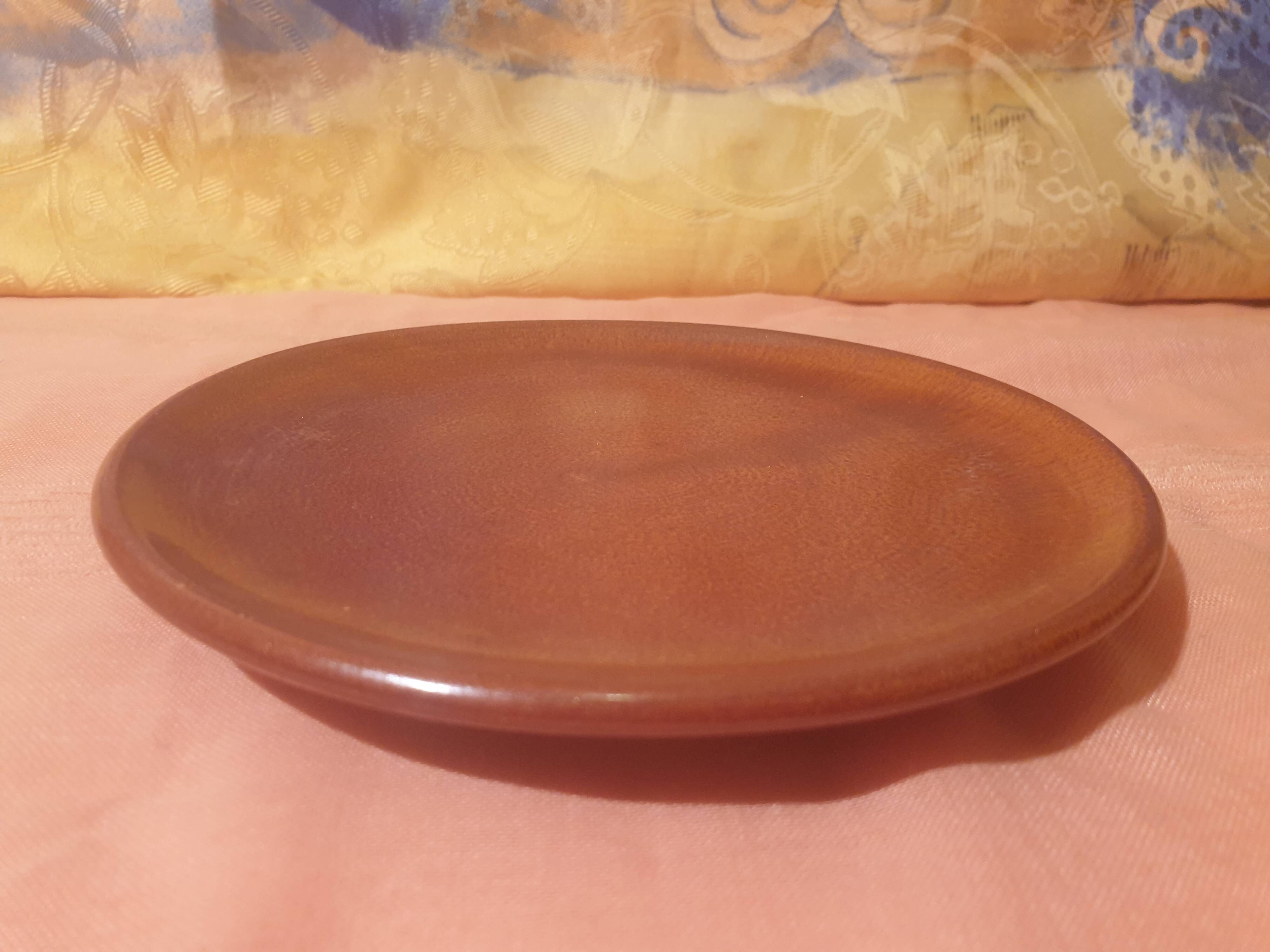 Set of 6 Félix Ceram Vallauris dessert plates