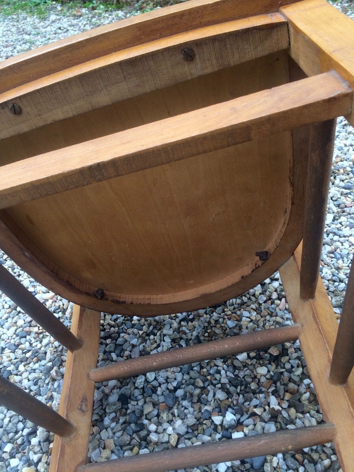 Pair of bistro chairs