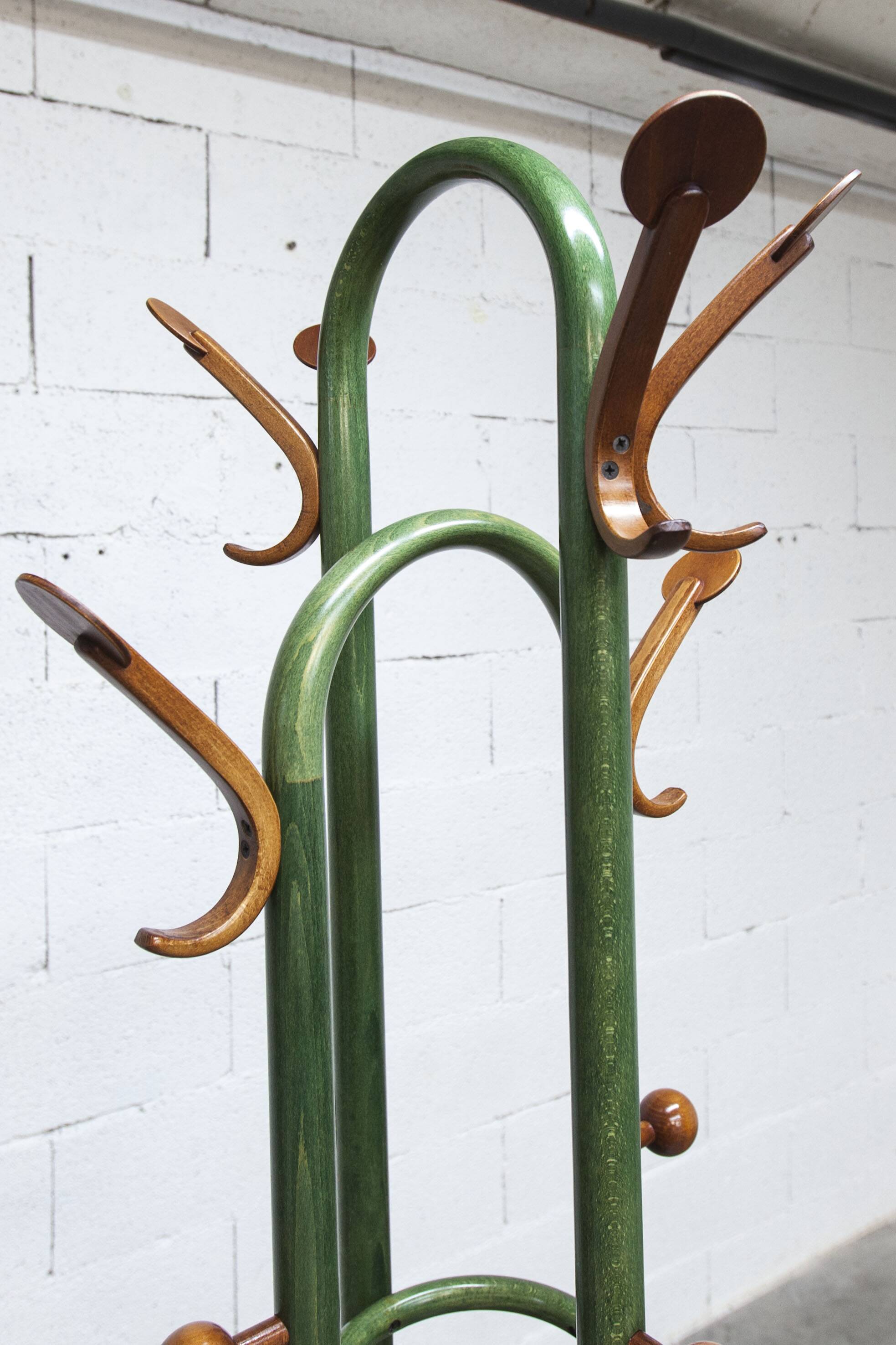 Rare portemanteau perroquet Baumann modèle Dièse 1990