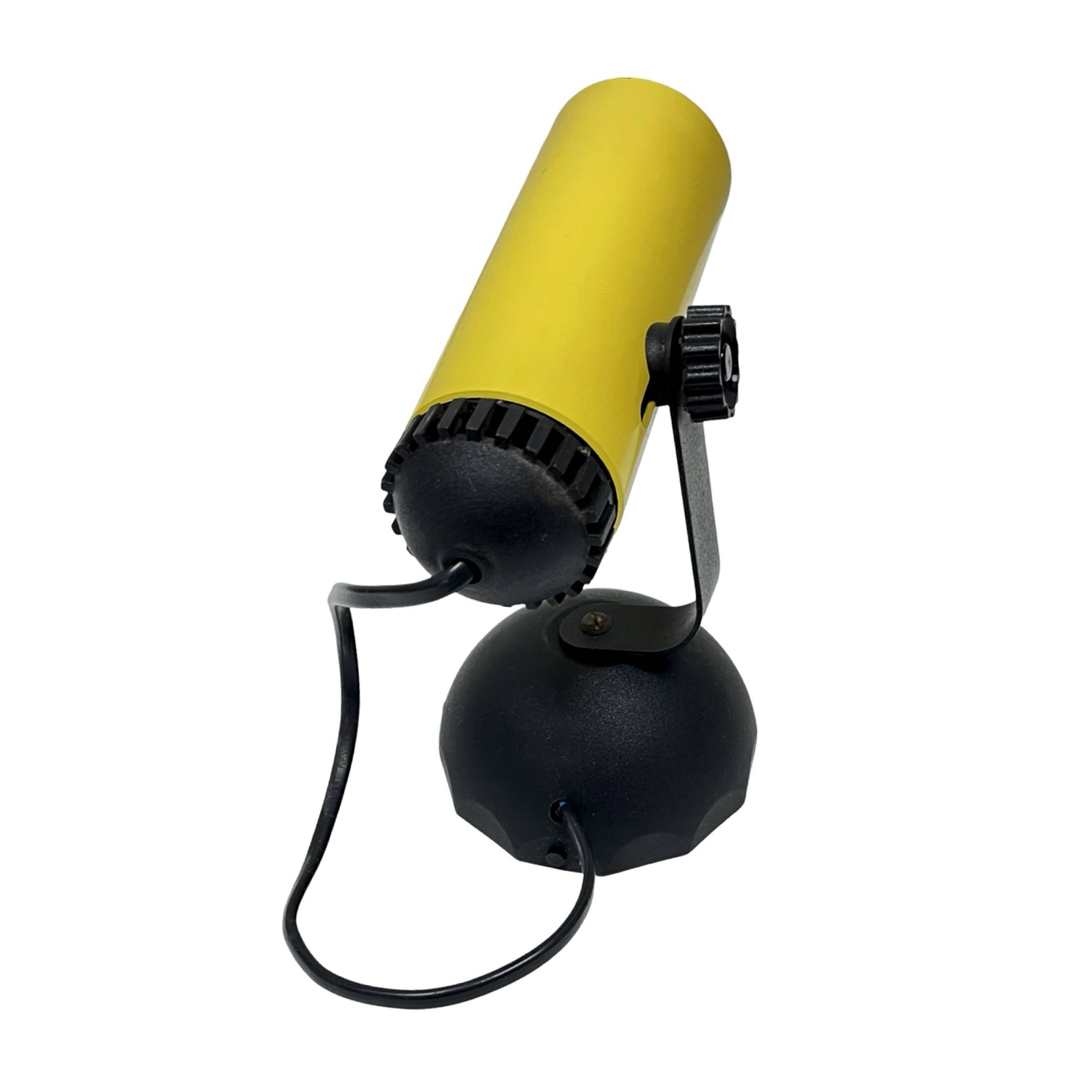 Yellow lamp, wall lamp POLAM PIŁA Type 12, Poland 1970s.