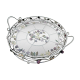 Wrought iron serving tray