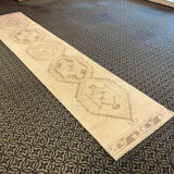 Handmade pastel faded long runner
