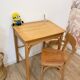 Pupitre/Bureau enfant et sa chaise - Baumann - Années 50/60