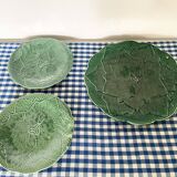 Gien leaf slip dish