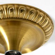 1960's Space Age Pop Art  brass and metal wall or ceiling lamp by Sölken
