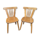 Paire de chaises vintage 1970s