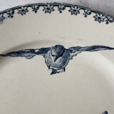 Set of 4 Sarreguemines Favorite ironstone dessert plates