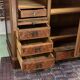 Dressing art deco walnut wardrobe