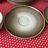 Tasses Salins France émaillé imitant le grès