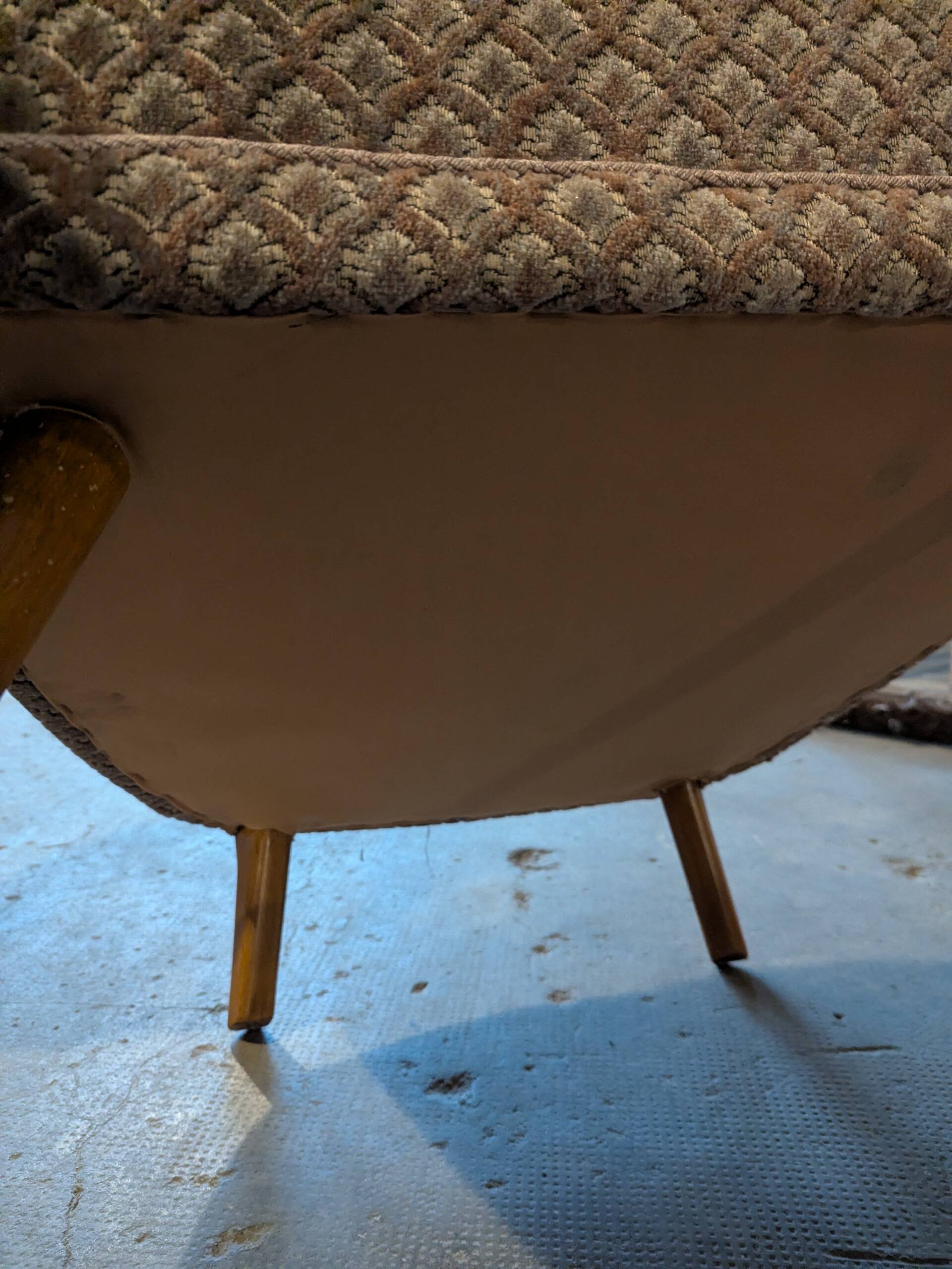 Paire de fauteuils cosy, vintage 1960