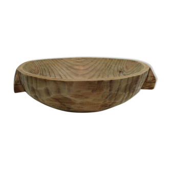 Old wooden dish