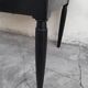 Table de ferme ancienne patiné noir -1m30