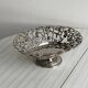 Silver-plated openwork metal stand