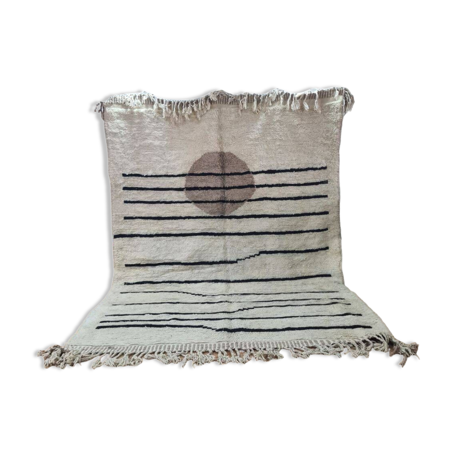 Handmade wool Berber rug 300X200 cm