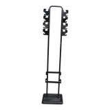 Manade black coat rack with 8 hooks