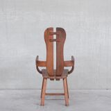 Set of Four Oak Mid-Century Dining Chairs