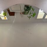 Oval mirror beveled old 32x47cm