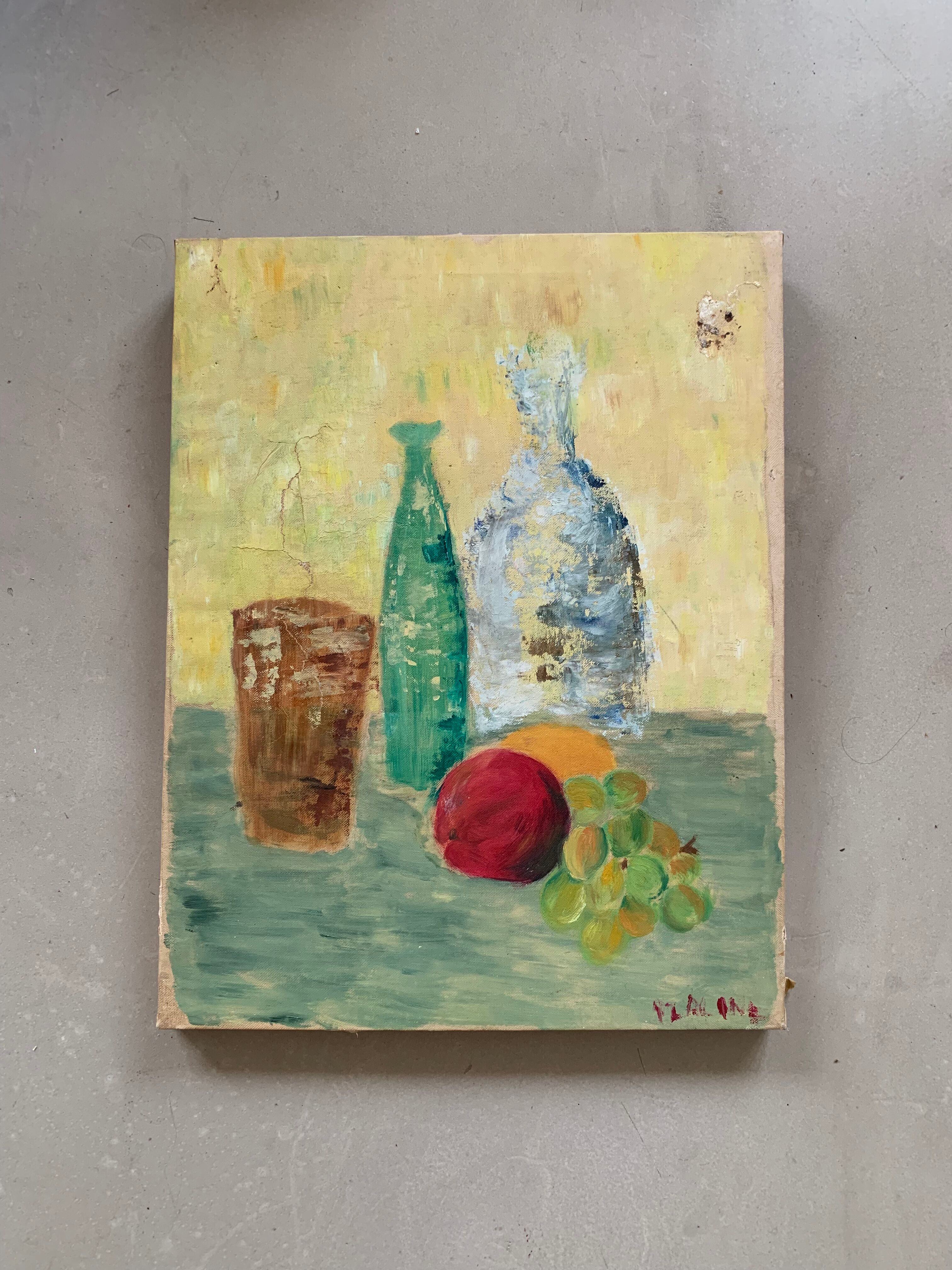Still life / old canvas