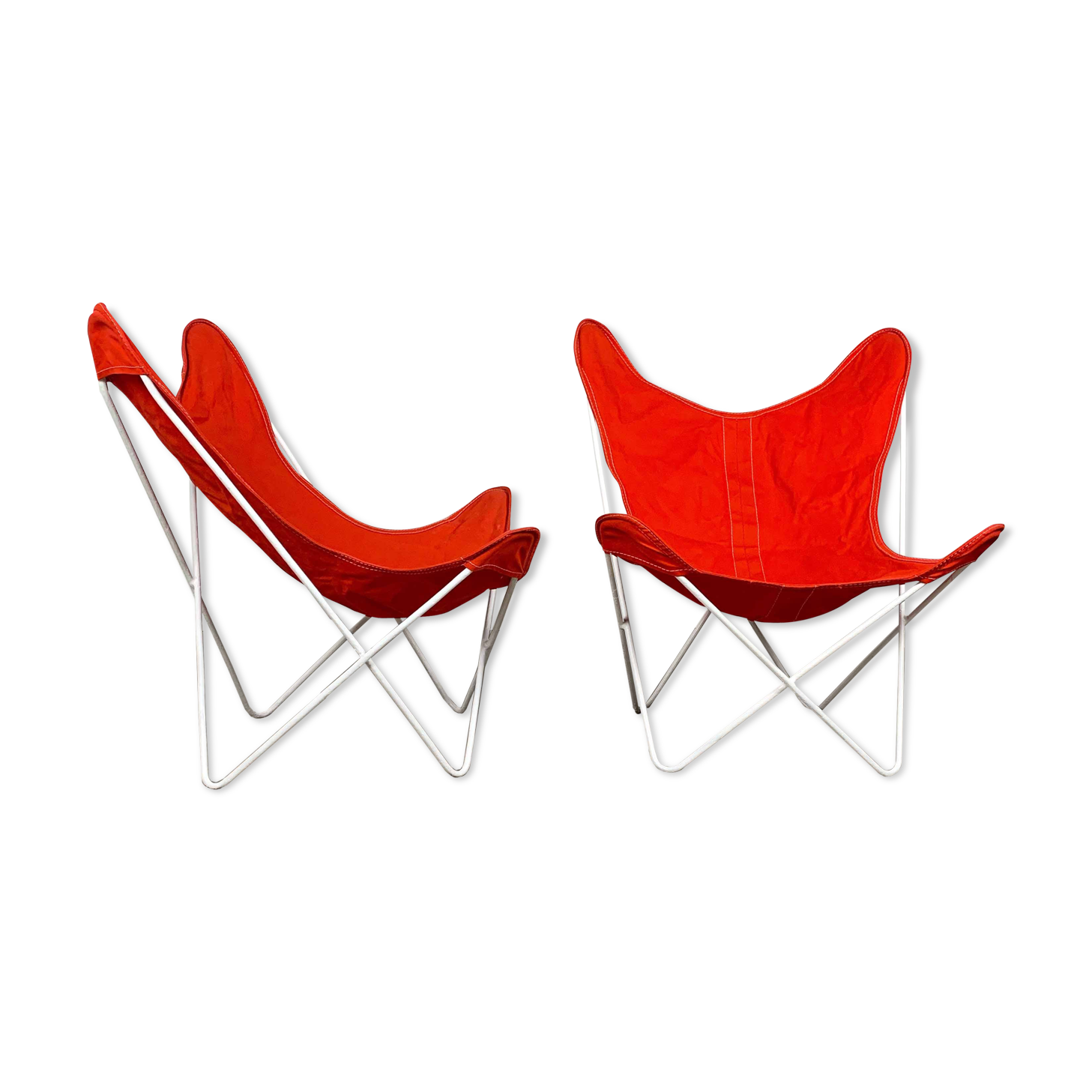 Butterfly lounge chairs by Jorge Ferrari Hardoy for Knoll, 1950