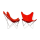 Butterfly lounge chairs by Jorge Ferrari Hardoy for Knoll, 1950