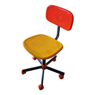 Vintage IKEA 'Memphis style' office chair