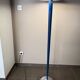 Lampadaire vintage "Paquebot" bleu et chrome - Années 80 (Design Collins)