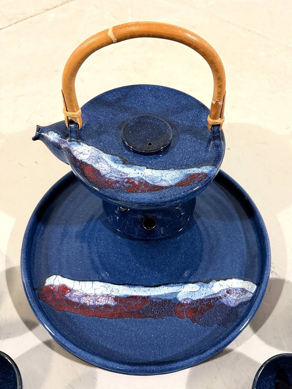 Pottery tea set Unica 1980’s