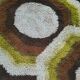 1970s Gorgeous Space Age Luxury Rug by Desso with Original Label.