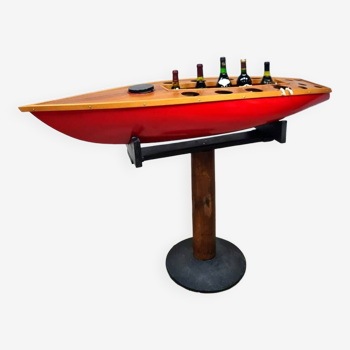 Bar à bateaux cave à alcool vintage 'Ship Ahoy'