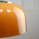 Space Age Brown Pendant Lamp from Guzzini, 1960s