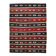 5x7 Red Black Handmade Persian Kilim Rug, 168x228Cm