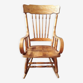 Ancien rocking-chair américain