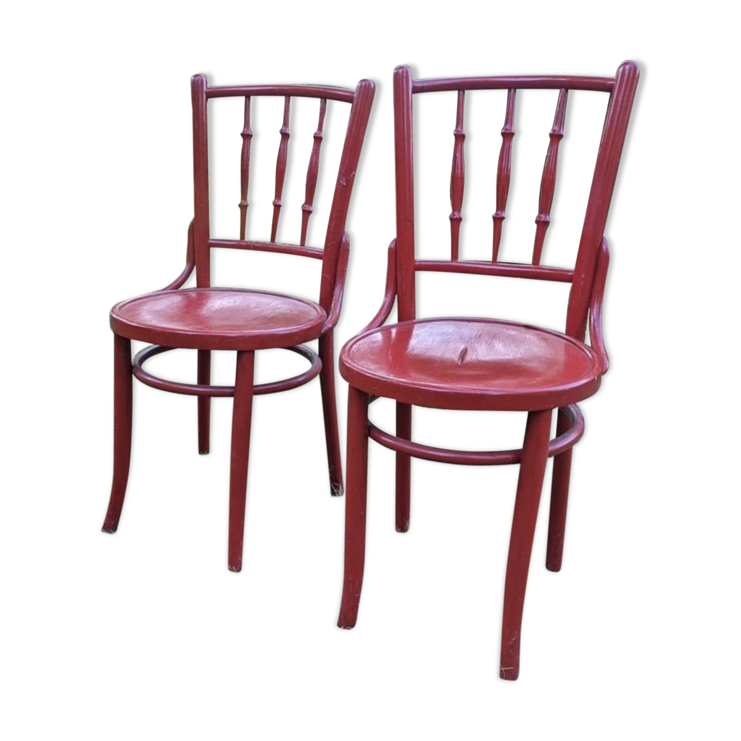 Chaises Bistro Grey de Lichtig années 1900