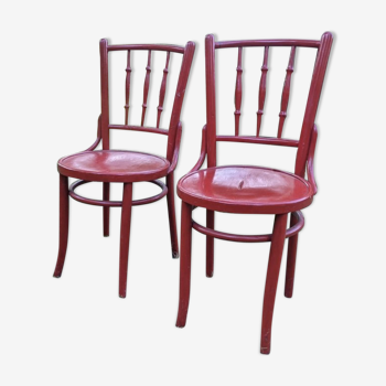 Chaises Bistro Grey de Lichtig années 1900