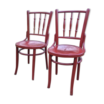 Chaises Bistro Grey de Lichtig années 1900