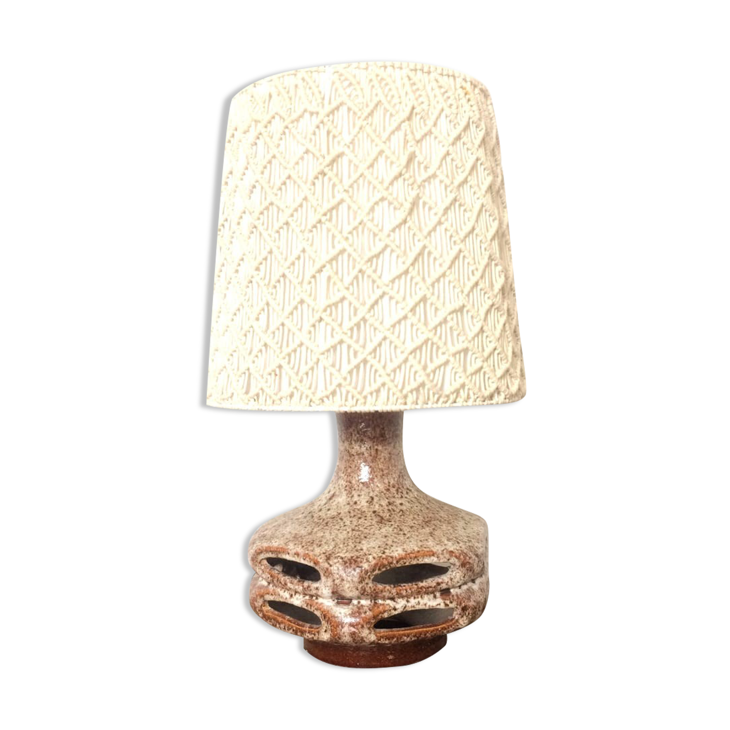 Vintage ceramic lamp, West Germany 1970