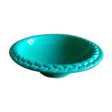Blue ceramic cut
