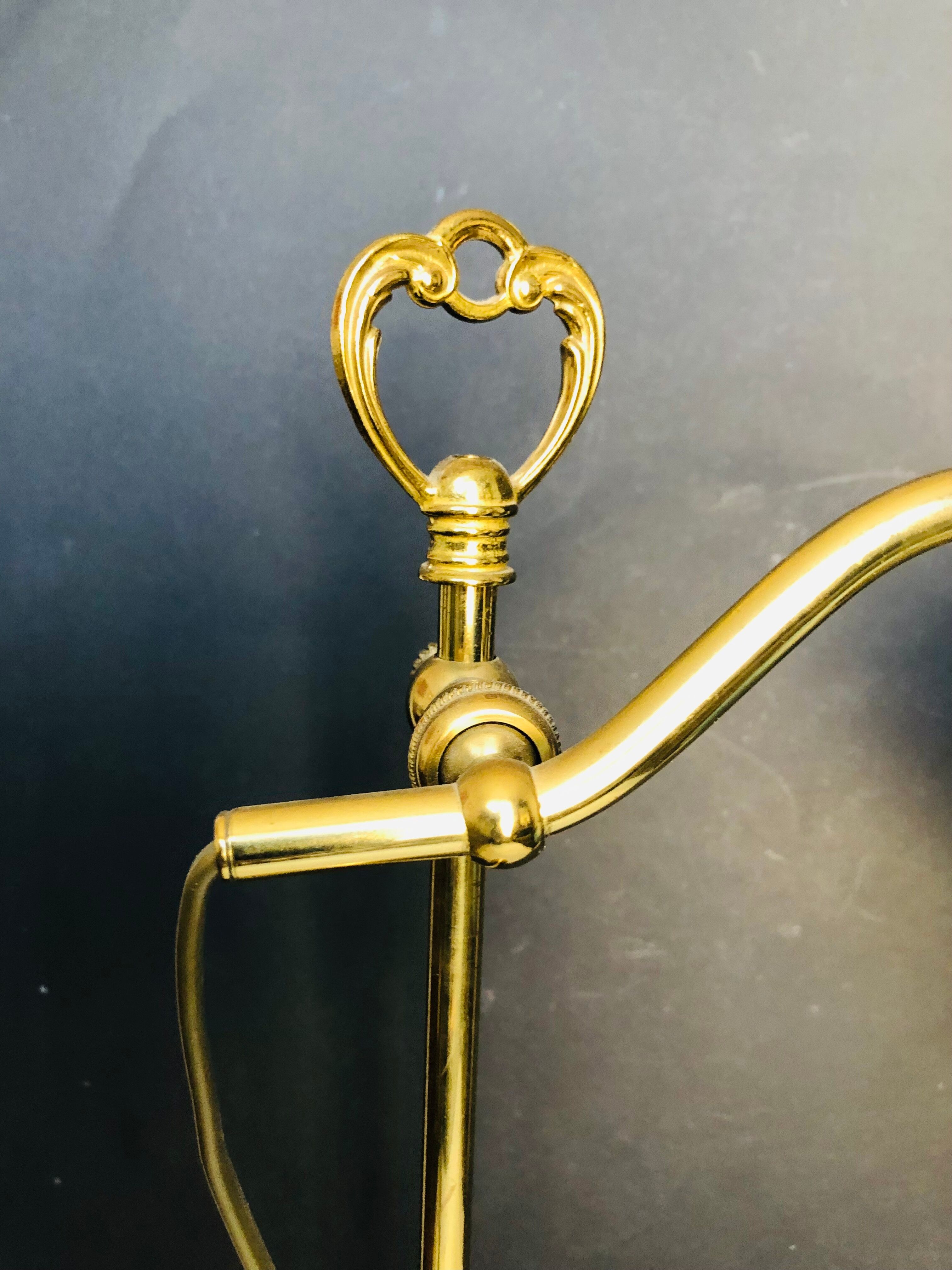 Art Deco articulated desk lamp