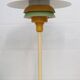 Lampe de bureau danoise verte et jaune par Lyskaer - Modèle 2252