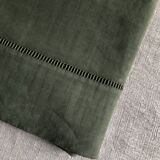 Old Sheet in Pure Khaki Linen Thread
