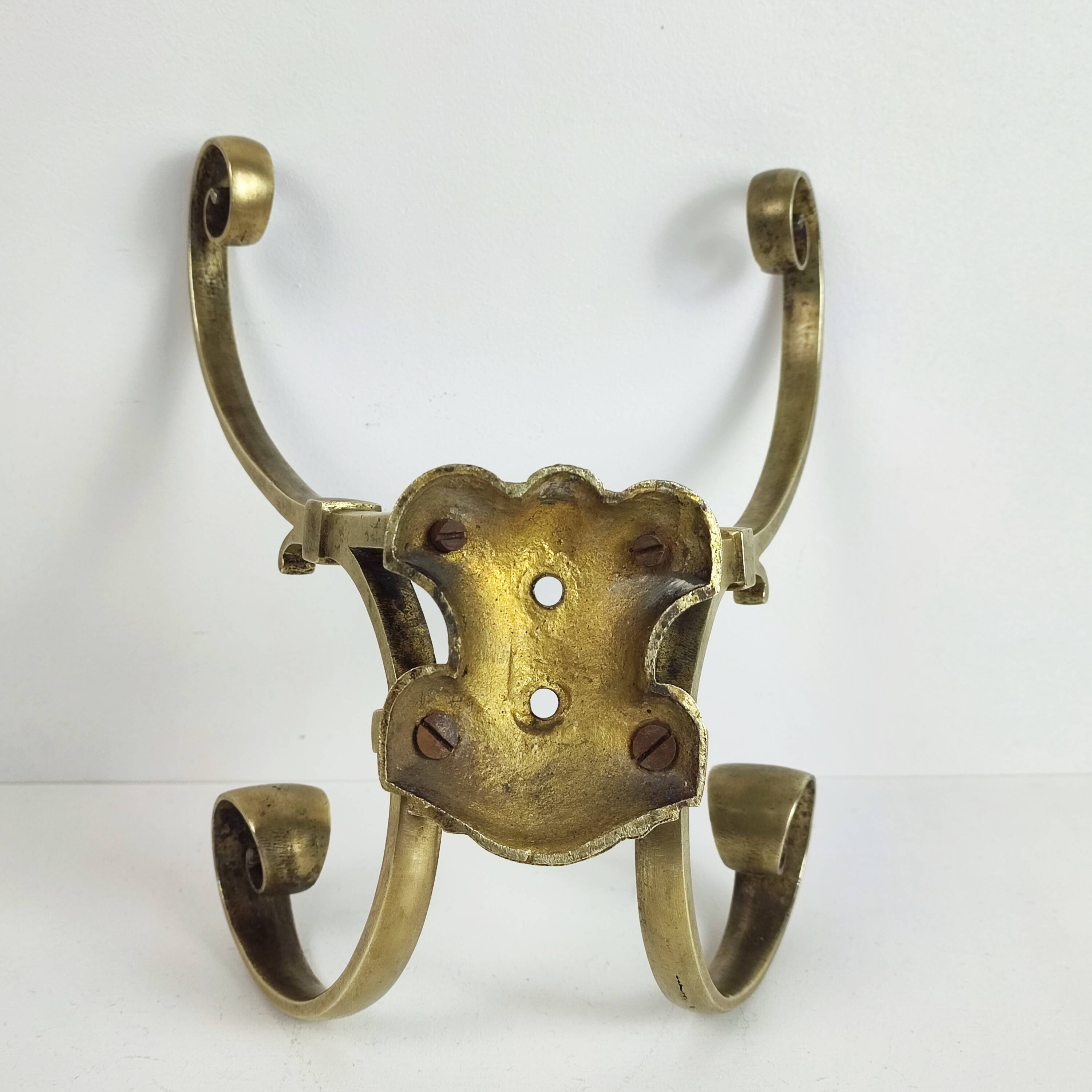 Brass coat hook